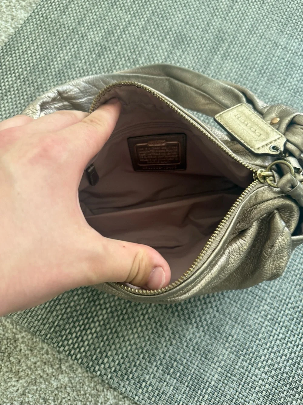 Coach Parker Hobo Y2K Shoulder Bag - Gold Used